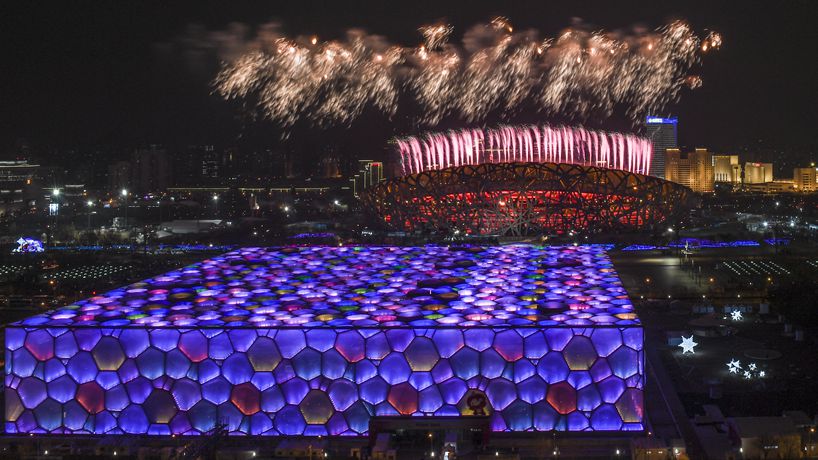 北京冬殘奧會閉幕式焰火表演
