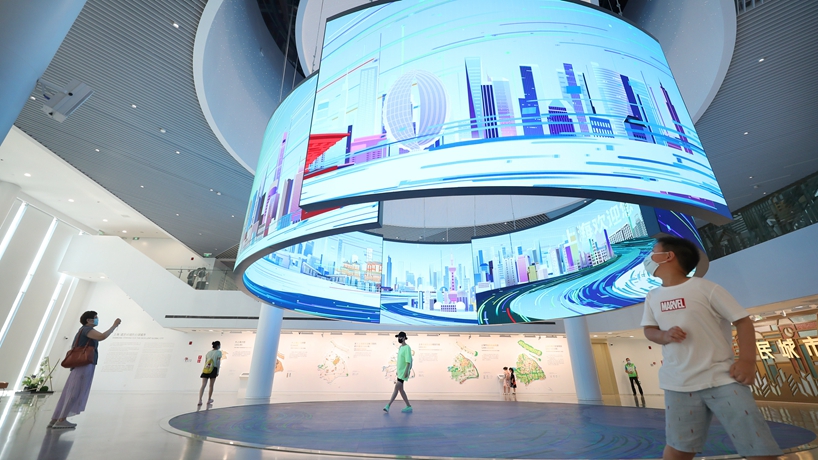 上海城市规划展示馆完成更新改造正式对外开放