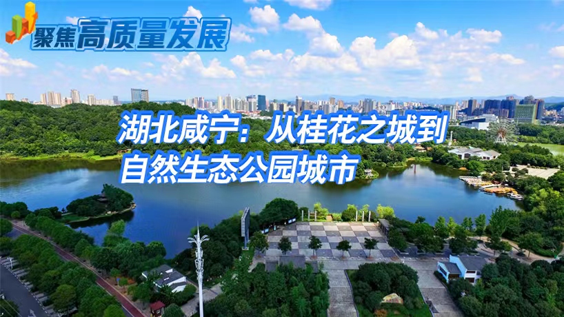 聚焦高质量发展丨湖北咸宁：从桂花之城到自然生态公园城市