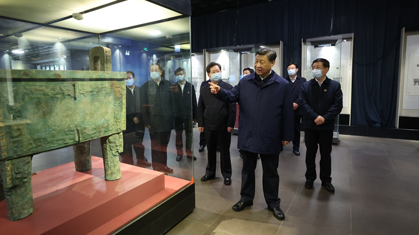 习近平在陕西延安和河南安阳考察