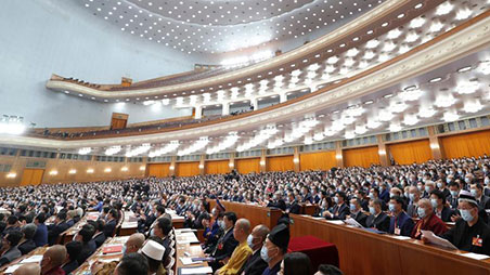 全国政协十四届一次会议第二次全体会议