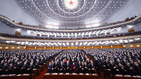 十四届全国人大一次会议第二次全体会议