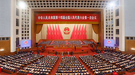 十四届全国人大一次会议第三次全体会议