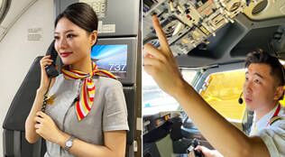 “90后”飞行员与妻子的“空中约定”