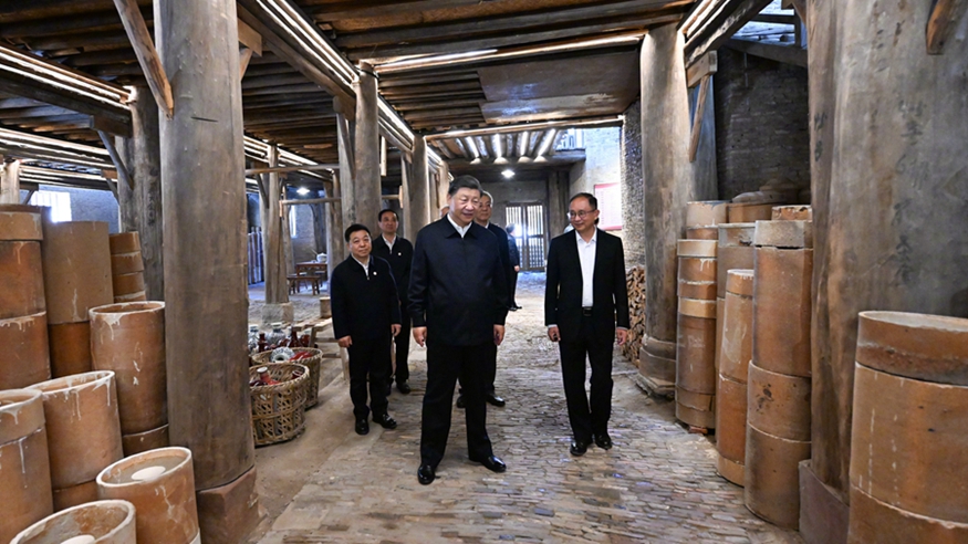 习近平在江西景德镇市、上饶市考察调研