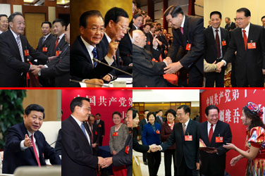 图集：中央领导同志分别参加代表团讨论