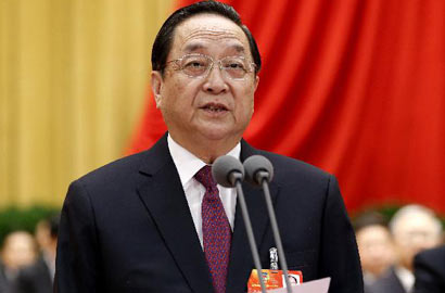 俞正声主持开幕会