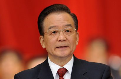 温家宝作政府工作报告