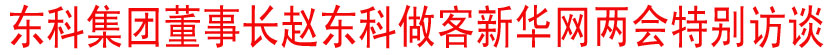 东科集团董事长赵东科做客新华网两会特别访谈