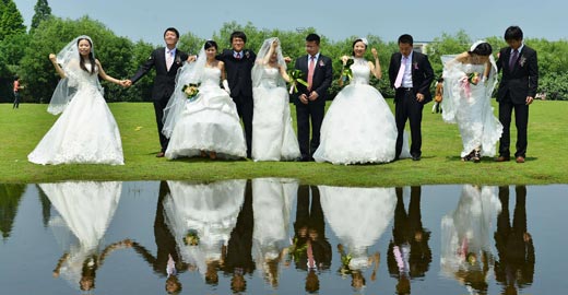116对新人相约浙江大学举行集体婚礼