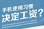 手机使用习惯决定工资?