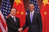 会见奥巴马