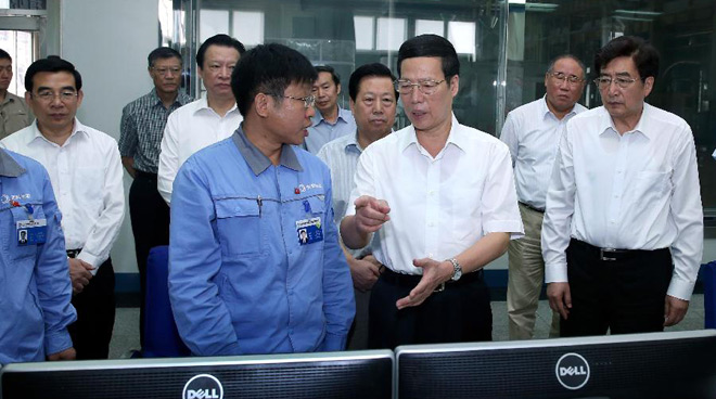 张高丽在京调研大气污染防治工作