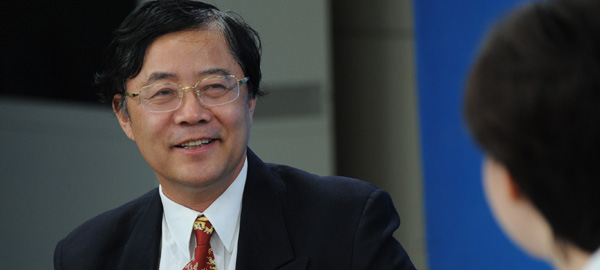 王大树在访谈现场