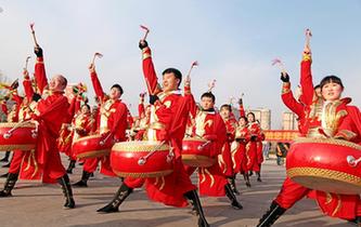 欢快锣鼓迎元宵