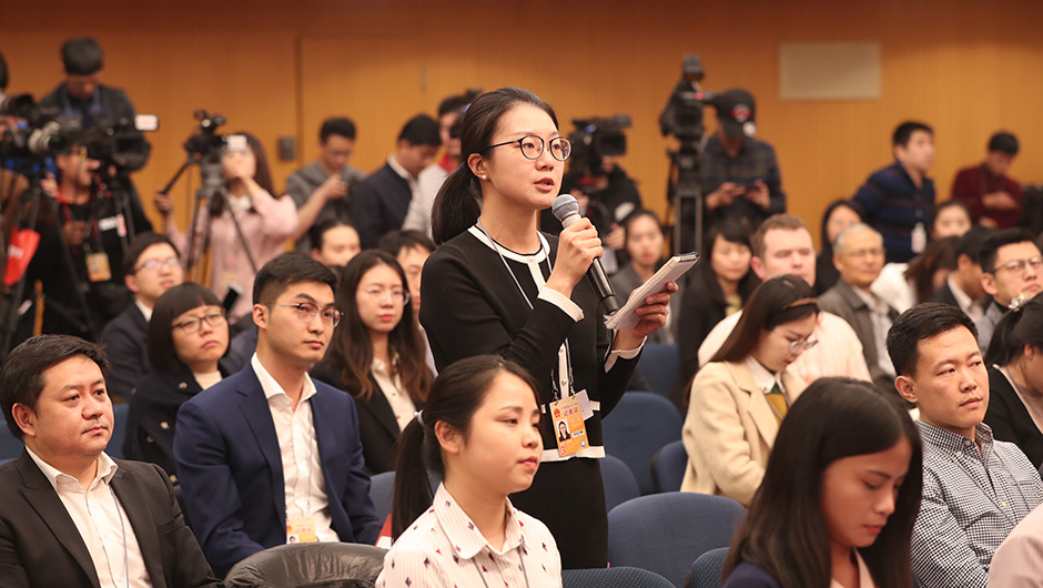 中国日报记者提问