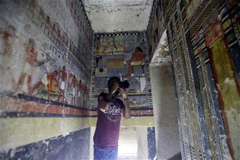 埃及塞加拉發現一座第五王朝時期貴族墓葬
