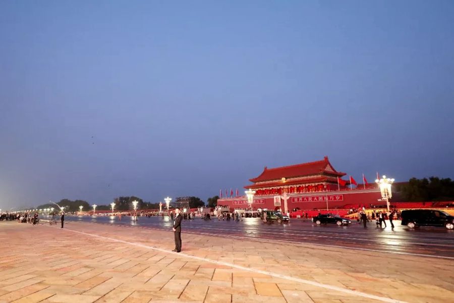 这就是今天早上的北京！