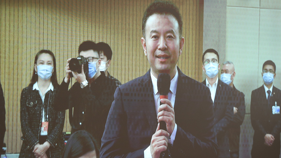 中央广播电视总台央视记者提问