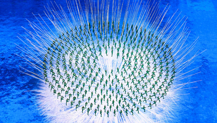 北京冬奥会开幕式上的绝美瞬间