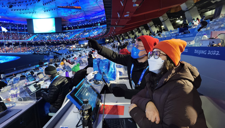 记者已经准备就绪