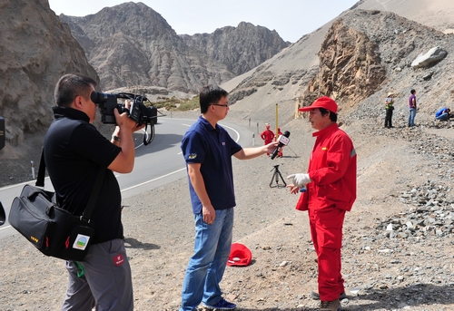 央视对话一线测绘队员