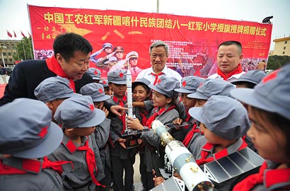 向十八大献礼：全国建成124所&ldquo;红军小学&rdquo;