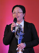 第三轮获奖城市代表领奖