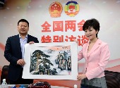 马汉成向网友展示固原的民间刺绣作品