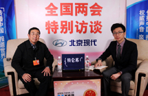 全国政协委员谢晓尧做客新华网、中国政府网设在大会堂的访谈间