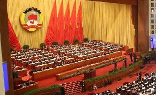 全国政协十二届一次会议举行第二次全体会议