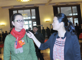 全国人大代表奚美娟接受新华网、中国政府网记者专访