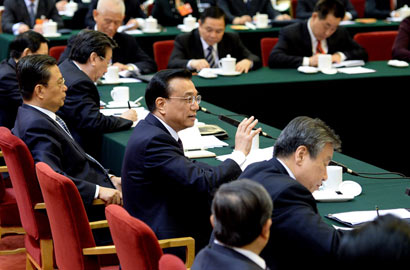 李克强参加河南代表团审议