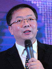 中英人寿保险有限公司助理总裁马旭在对话环节发言