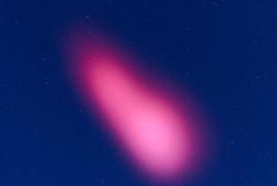 美國亞利桑那州上空出現粉紅色星體雲