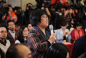 中国妇女报记者提问