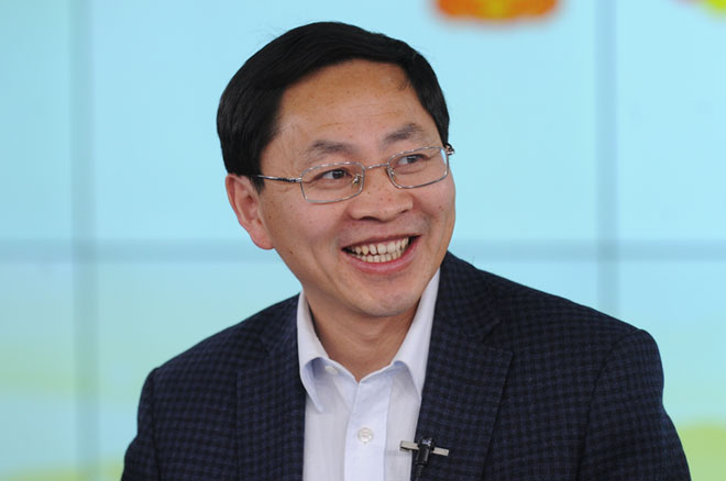 王满传在访谈现场