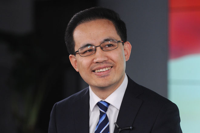 高波在访谈现场