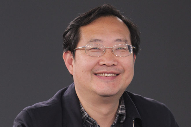 刘守英在访谈现场