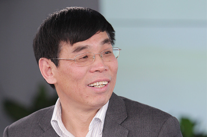 宋洪远在访谈现场