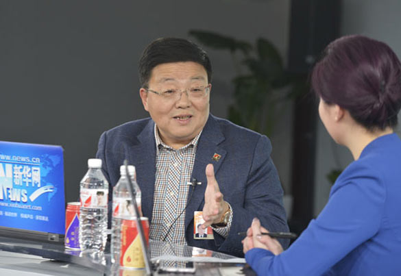 肖伟在访谈现场