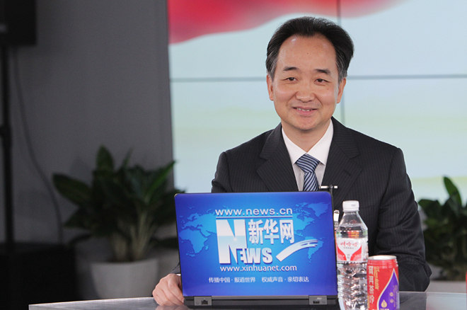 汤宗伟在访谈现场