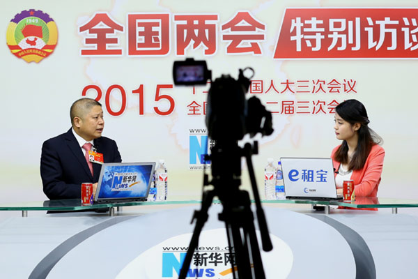 陈世强做客新华会客厅