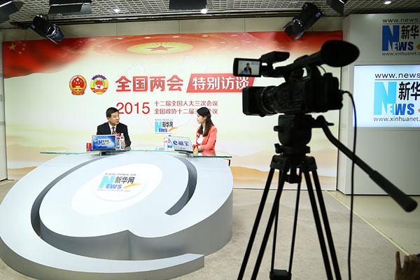 林野做客新华网