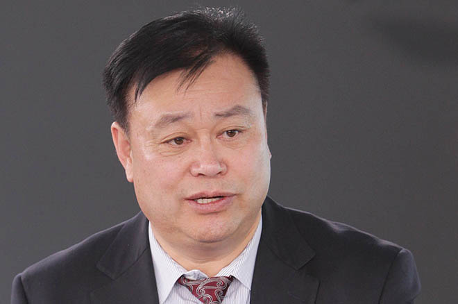 孙太利在访谈现场