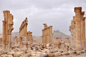 被收復的古城巴爾米拉