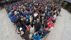 清明小長假 河南老君山遊客爆棚