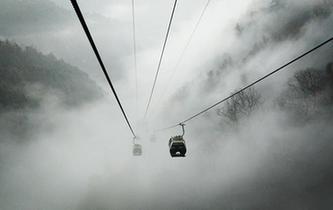 湖南張家界：雲海&ldquo;水墨畫&rdquo;