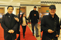 参加全国政协十二届一次会议预备会议的全国政协委员