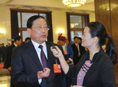 全国人大代表、辽宁省长陈政高接受新华网、中国政府网记者专访